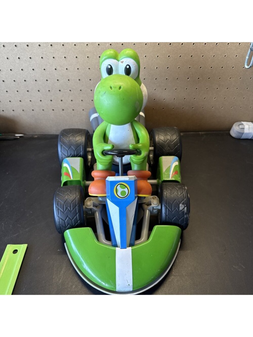 Mario Kart Wii Radio Control RC Car Yoshi Kart Large Size 17" RARE NO REMOTE